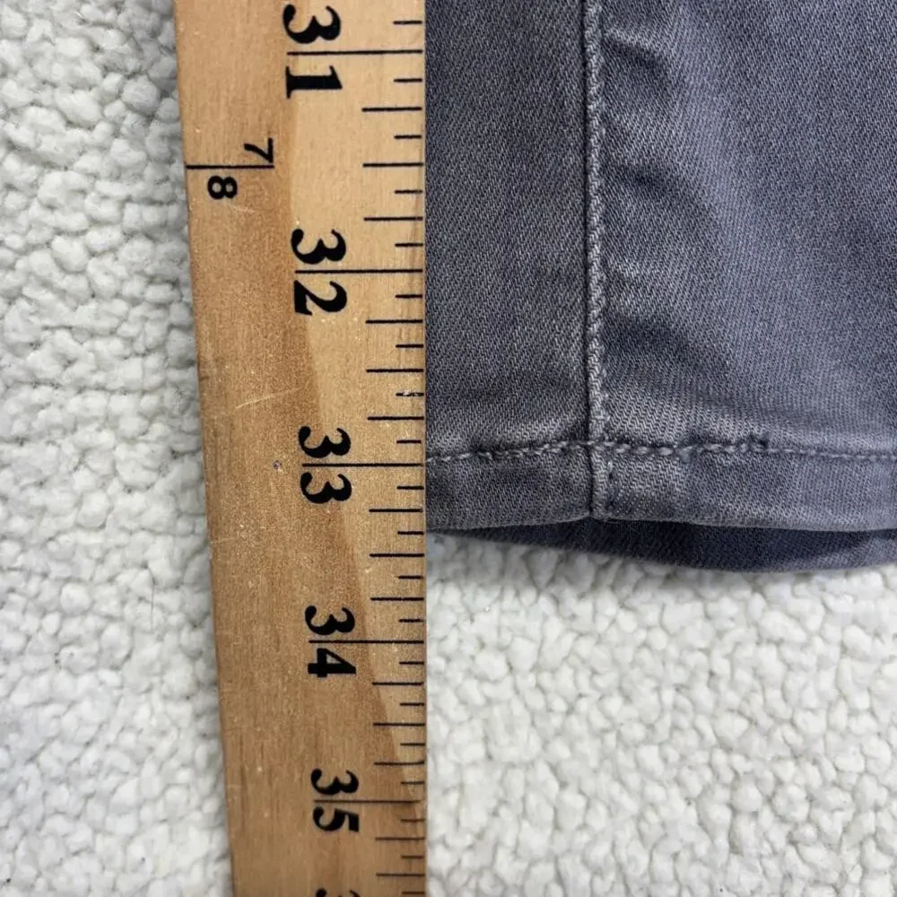 Paige Womens Jeans 24 Gray Manhattan Boot Cut High Rise Denim Stretch Casual